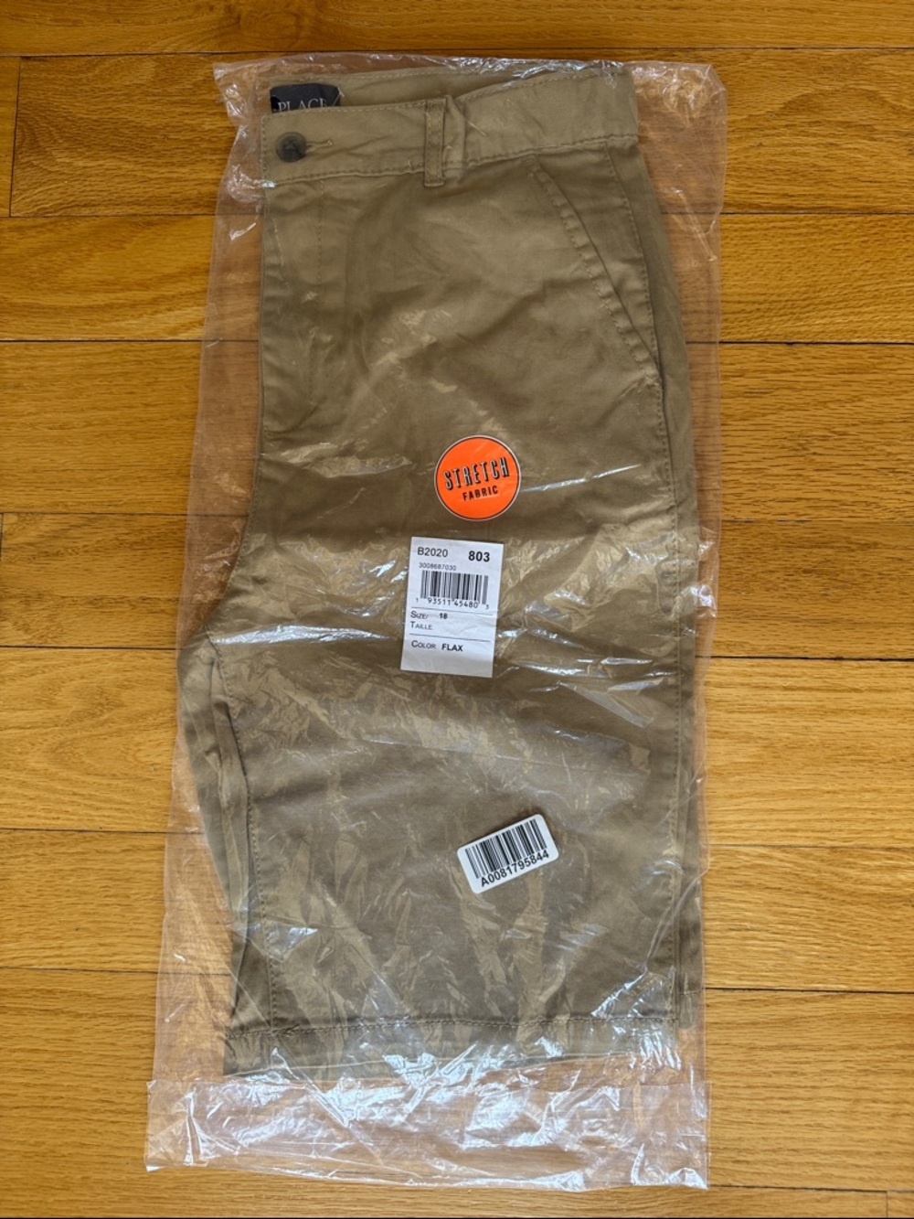 Children’s Place Boy’s Flax Stretch Chino Shorts